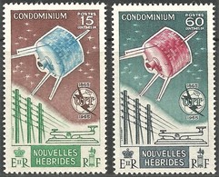 1965 New Hebrides Centenary Of ITU: Syncom Satellite Set (** / MNH / UMM) - Oceanië