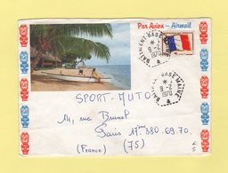 Poste Navale Embarquee - Batiment Base Maine - 9-2-1970 - Timbre FM - Seepost