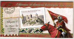 France  714 BC Les Demeures Et Châteaux Historiques Non Plié Neuf TB ** MNH Sin Charnela Prix De La Poste 17.1 - Postzegelboekjes