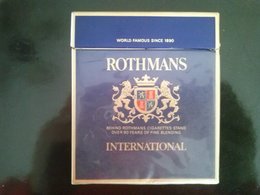 ROTHMANS - English Empty Cigarettes Carton Box - Around (environ) 1970-75 - Zigarettenetuis (leer)