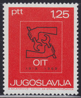 Yugoslavia 1969 I.L.O. (International Labour Organization) - 50th Anniversary, MNH (**) Michel 1317 - IAO