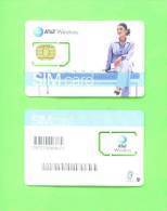 USA - Mint/Unused SIM Chip Phonecard/AT & T/Woman Sitting /Chip 1 - Schede A Pulce