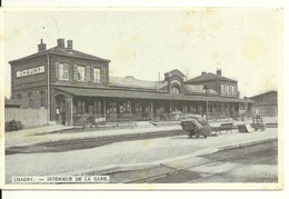 Delcampe - 02 - CHAUNY / INTERIEUR DE LA GARE - Chauny