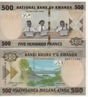 RWANDA New 500 &1000 Francs 2019     Pnew    UNC  ( 2 Notes ) - Rwanda