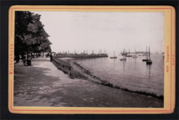 DE1987 - COPENHAGEN - LANGELINIE - SAILING BOATS - CABINET PHOTO - 1880-1890 No. 4519 - Danemark