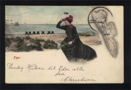 DE1990 - DENMARK - FANO - WOMAN LOOKING OVER SEA - Danemark