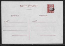 France Entiers Postaux - Carte Postale 1fr20 Pétain Surcharge Mâte RF - Storch N°D4d - Tirage De Blois - Variété - Standard- Und TSC-AK (vor 1995)