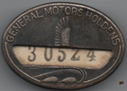 Badge   Général Motors Holdens  Très Rare - Andere & Zonder Classificatie