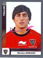 Image PANINI Sport RUGBY 2012-2013 (top 14 Pro D2) N° 324 Toulon Nicolas DURAND - Otros & Sin Clasificación