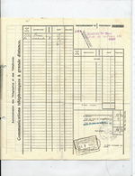 704/28 - Document Relevé Des Téléphones De GENT 1926 - Cachet Bilingue PAYE Téléphone GAND - Telekommunikation [TE]