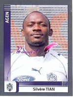 Image PANINI Sport RUGBY 2012-2013 (top 14 Pro D2) N° 33 Agen Silvére TIAN - Other & Unclassified