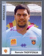 Image PANINI Sport RUGBY 2012-2013 (top 14 Pro D2) N° 268 Perpignan TAOFIFENUA - Autres & Non Classés