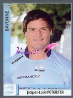 Image PANINI Sport RUGBY 2012-2013 (top 14 Pro D2) N° 50 Bayonne POTGIETER - Other & Unclassified
