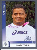 Image PANINI Sport RUGBY 2012-2013 (top 14 Pro D2) N° 118 Castres TEKORI - Autres & Non Classés