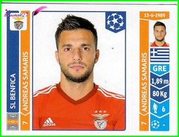 Foot Panini Champions League 2014-2015 SL BEEFICA ANDREAS SAMARIS N°187 - Other & Unclassified