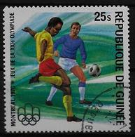 GUINEE   N°  297  Oblitere  Jo 1976   Football Soccer Fussball - Usati
