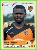 PANINI Foot 2014-2015 Equipe FC LORIENT - Sadio DIALLO N° 187 - Autres & Non Classés