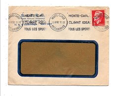 MONACO LETTRE POUR LA FRANCE 1950 - Lettres & Documents