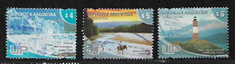 ARGENTINA  2008 FOUR TOURIST SITES - Used Stamps