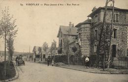 1 Cpa Viroflay - Place Jeanne D'arc - Rue Pasteur - Viroflay