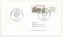 THEME EUROPE  ASSEMBLEE PLENIERE ORDINAIRE NICE 18/06/85 - Commemorative Postmarks