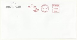 THEME EUROPE  CONSEIL DE L'EUROPE   STRASBOURG  20/04/89 - Mechanical Postmarks (Other)