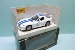 Maisto Superior - DODGE VIPER GTS-R Coupé Blanc BO 1/43 - Maisto