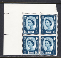 Northern Ireland 1968-69 Corner Block, Mint No Hinge, Sc# 11 , SG NI11 - Irlanda Del Nord