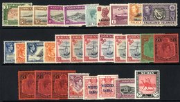 BRITISH COMMONWEALTH KGVI Chiefly M Collection Housed In A Black Page Stock Book Ranges Full & Part Sets Incl. Bahamas 1 - Sonstige & Ohne Zuordnung