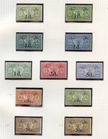 BRITISH COMMONWEALTH KGVI/QEII M & U Ranges On Leaves Incl. Dominica, Gold Coast, Hong Kong, New Hebrides, Nigeria, Sara - Autres & Non Classés