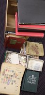 MISCELLANEOUS ACCUMULATION IN CARTON Incl. Juvenile Collections, Stamps In Packets In Box, Loose Stamps In Box, GB Colle - Autres & Non Classés