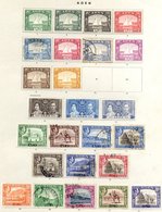 BRITISH COMMONWEALTH - ASIA Collection Of M & U On Leaves Incl. Aden 1937 Dhows To 2r M (2½a & 3½a Are U), 1939 Set Mixe - Autres & Non Classés