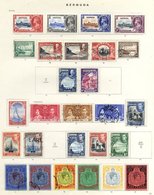 BRITISH COMMONWEALTH On Leaves, Mainly British West Indies With Antigua Silver Jubilee, 1938 To 5s, Bahamas Silver Jubil - Other & Unclassified