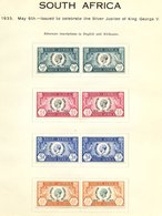 1935 Silver Jubilee Set, M In A Commemorative Album, Complete Less Egypt. (249) - Autres & Non Classés