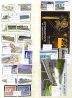 RAILWAYS Collection Of UM Stamps & M/sheets Laid Out In Alphabetical Order. Countries Incl. Angola, Austria, Cambodia, C - Autres & Non Classés