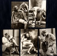 EROTICA Collection Of 336 Different Repro Photographic Cards In Sepia Of Victorian Or Edwardian Ladies, Either Nude Or I - Sin Clasificación