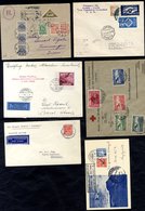 EUROPE First Flight Covers (8) ALBANIA 1925 June 1st AAL Red Cross Flight Tirana - Scutari Special Cover (250 Flown), ES - Other & Unclassified
