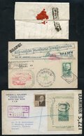 POSTAL HISTORY ACCUMULATION Of Covers Incl. Much WWII Censored Mail From Italy, USA, GB, Yugoslavia, Spain, Switzerland, - Other & Unclassified