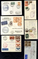 1929-39 Selection Of Flown Covers Incl. Zeppelin, From Switzerland, GB, Hungary, Brazil, Poland, Etc, Bearing A Variety  - Sonstige & Ohne Zuordnung