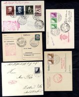 1936-39 Selection Of Cards & Cover Which Includes Bielefeld & LZ129 Zeppelin Flights As Well As Danzig Acceptance Envelo - Autres & Non Classés