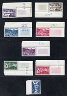 1955-58 Pictorials Range Of Values From 1f To 65f (15 Values) Plus The Air Set Of Three, All Are Marginal UM Examples, F - Other & Unclassified