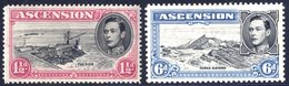 1949 1½d Black & Rose Carmine P.14, M Example With Davit Flaws, SG.40da, 6d Black & Blue P.13, M Example (tiny Tones) Wi - Autres & Non Classés