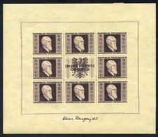 1946 Renner M/sheets, Each Hinged Twice In Top Margin, SG. MS976. - Sonstige & Ohne Zuordnung