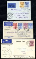 1934-50 First Flight Covers (3), 1934 March 5th Acceptance For RANA FF Salisbury - Blantyre Flown Imperial Airways Jobur - Autres & Non Classés