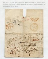 1801-62 Trans-Atlantic Letters (8) Written Up On Album Pages. 1801 Quebec To Belfast, 1839 Amherstberg To London, 1837 G - Other & Unclassified