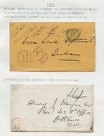 1826-1963 Small Collection Of 'FREE' H/stamps On Covers, Many Pre-1900, Includes A Cover To Quebec, 'Registered', 'Too L - Autres & Non Classés