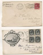 1898-1902 Covers Or Cards (15) With The Maple Leaf Stamps, All Cancelled By 'Flag' Duplex Cancellers. All, Other Than On - Autres & Non Classés