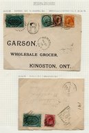 1899-1903 Covers (6) With 10c Special Delivery Stamps, One Is Registered With 'Maple Leaf' 1c, 6c & 8c As Well As The 10 - Autres & Non Classés