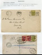 1903-11 Covers (8) Sent Registered, 5 Internally, All At The 7c Rate Of Postage, Plus Three Covers Going Overseas, One T - Sonstige & Ohne Zuordnung