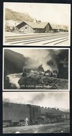 Collection Of Postcards All Depicting Railway Scenes Or Associated Railway Buildings Etc. Includes A 1907 Card With 2c ' - Autres & Non Classés